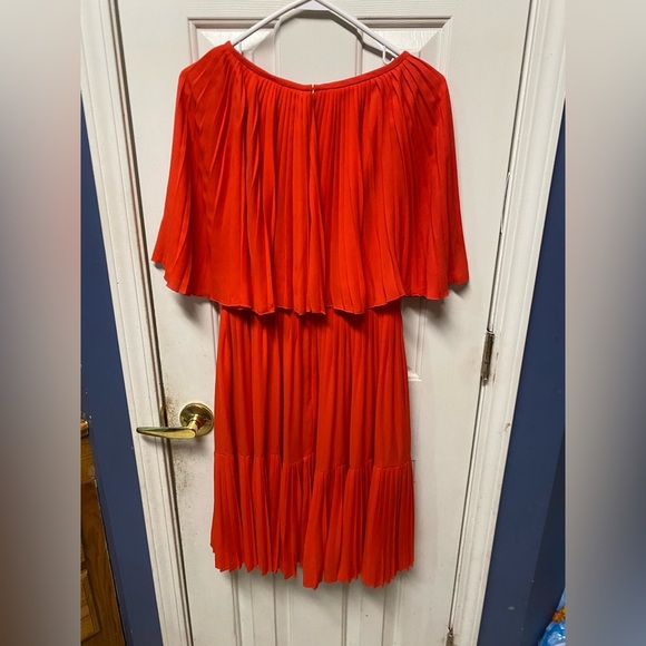 Kate Spade Collection  New York Popover Cape Bodice Pleat Dress 2 - Picture 6 of 10